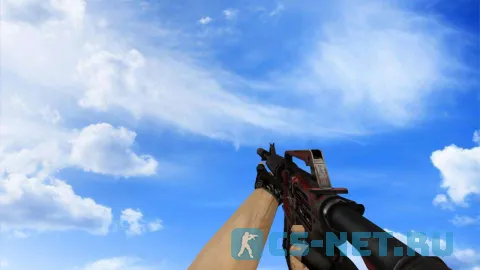 Модель «M4A1-S | Ночной ужас (Night Terror)» для CS 1.6 (скрин 3)