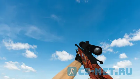 Модель «AWP | БАХ с наклейками» для CS 1.6 (скрин 3)