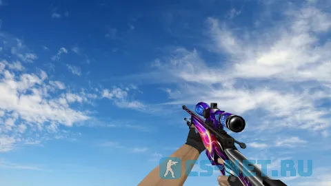 Модель «AWP Iron Ultraviolet» для CS 1.6 (скрин 3)