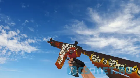 Модель «M4A4 | Адское пламя» для CS 1.6
