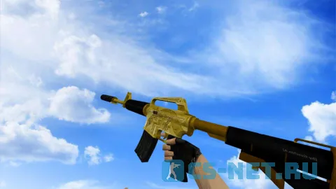 Модель «М4А1 Золотой Василиск» для CS 1.6