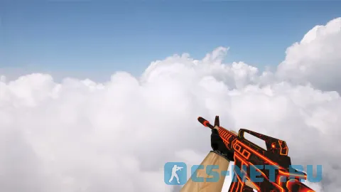 Модель «Default M4A1 | Hot Lava» для CS 1.6