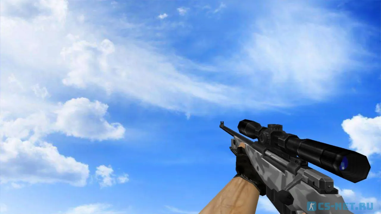 Модель «AWP Зимний камуфляж» для CS 1.6