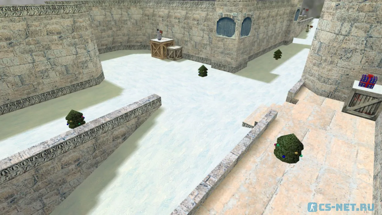 Карта «de_dust2_christmas2» для CS 1.6 (скрин 2)