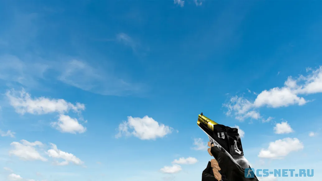 Модель «Deagle Shiny Black Gold» для CS 1.6