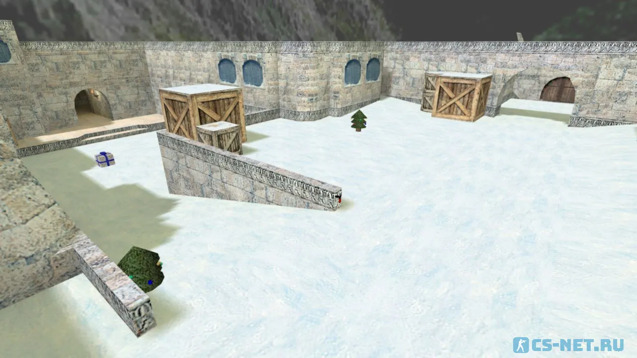 Карта «de_dust2_christmas2» для CS 1.6 (скрин 4)