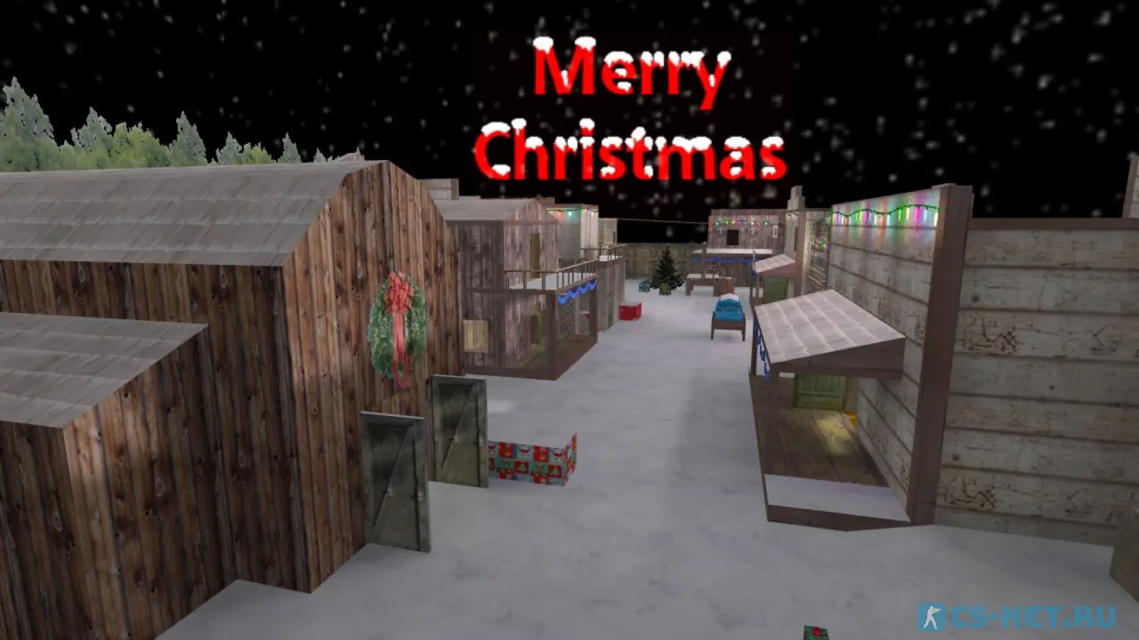 Карта «de_westwood_bigxmas» для CS 1.6