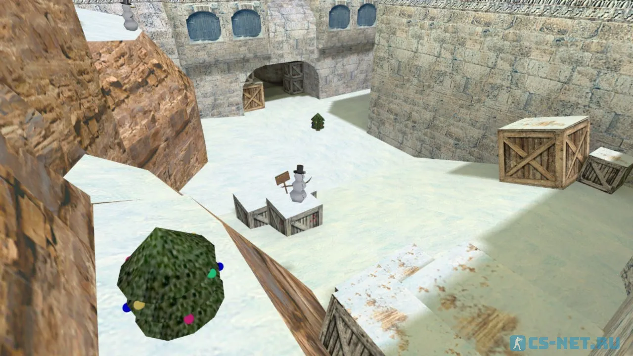Карта «de_dust2_christmas2» для CS 1.6 (скрин 6)