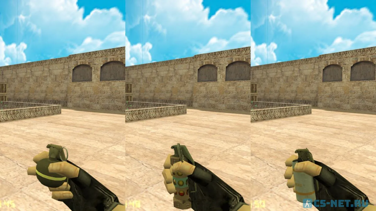 Counter-Strike 1.6 Хищные воды (Riptide) (гранаты)