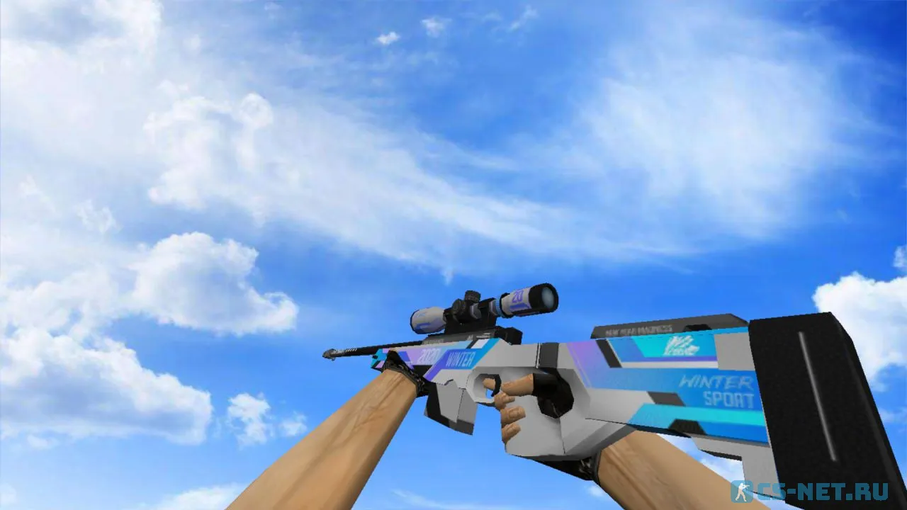 Модель «AWM | Winter Sport из Standoff 2» для CS 1.6