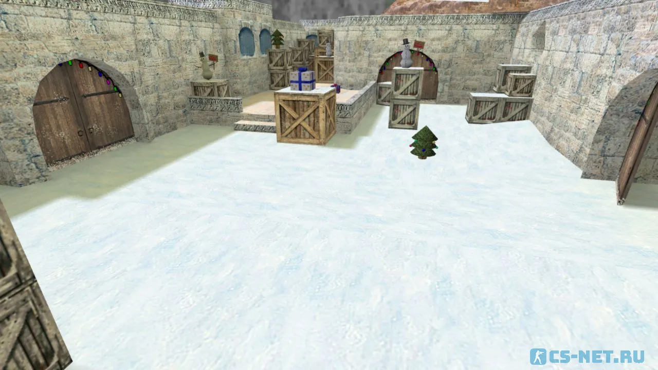 Карта «de_dust2_christmas2» для CS 1.6 (скрин 5)