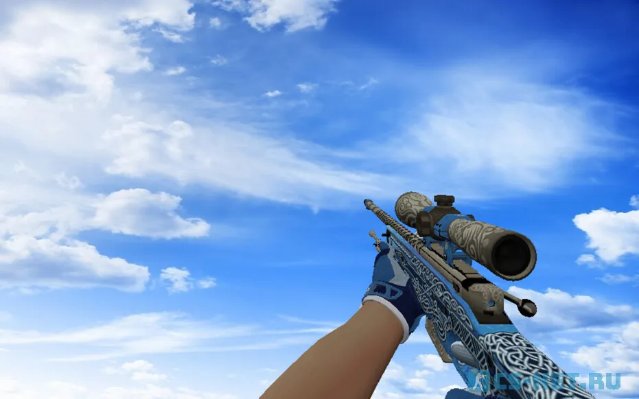 Модель «AWP | Гунгнир + спортивные перчатки Амфибия» для CS 1.6 (скрин 2)