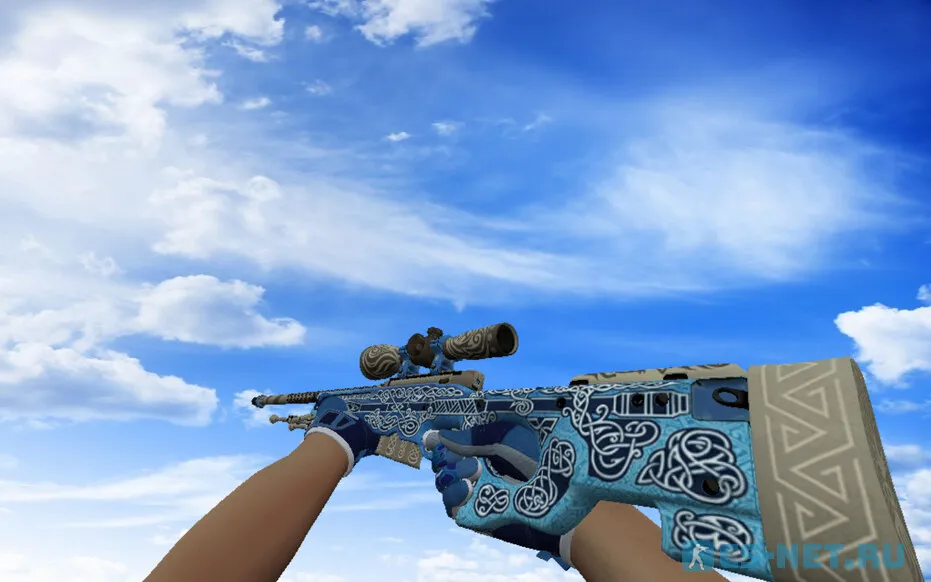 Модель «AWP | Гунгнир + спортивные перчатки Амфибия» для CS 1.6