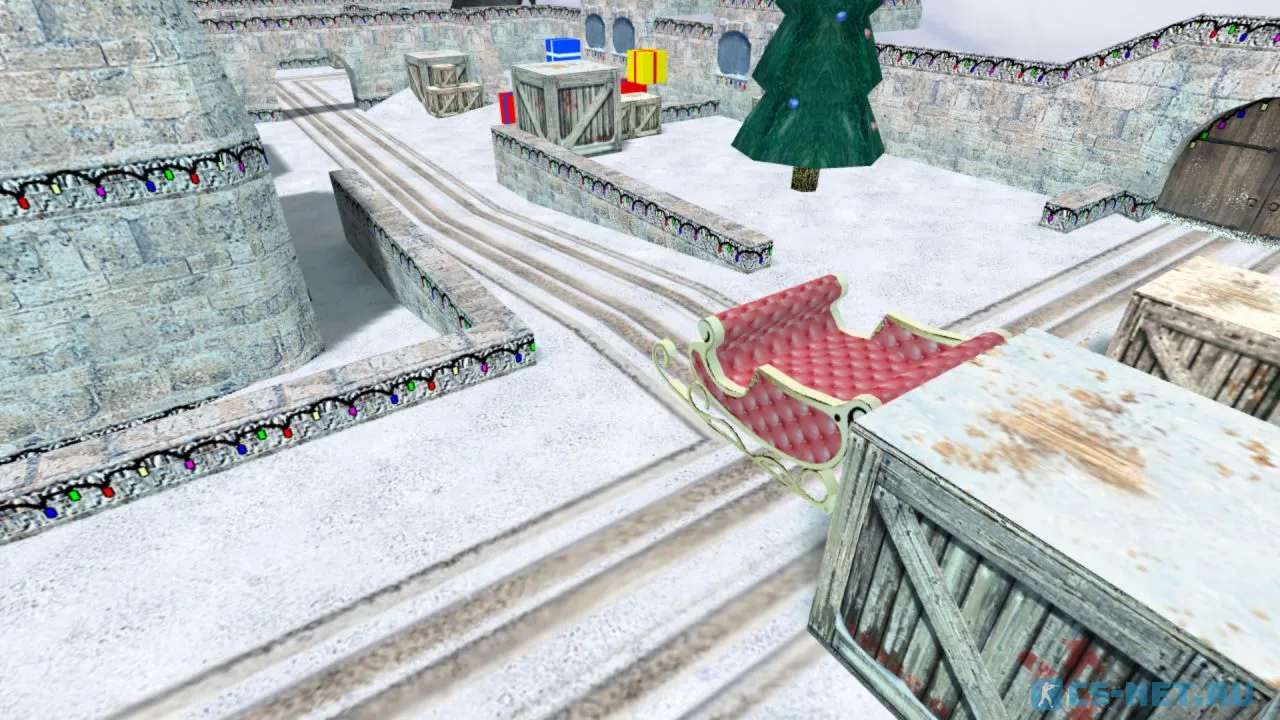 Карта «de_xmas_dust» для CS 1.6 (скрин 4)