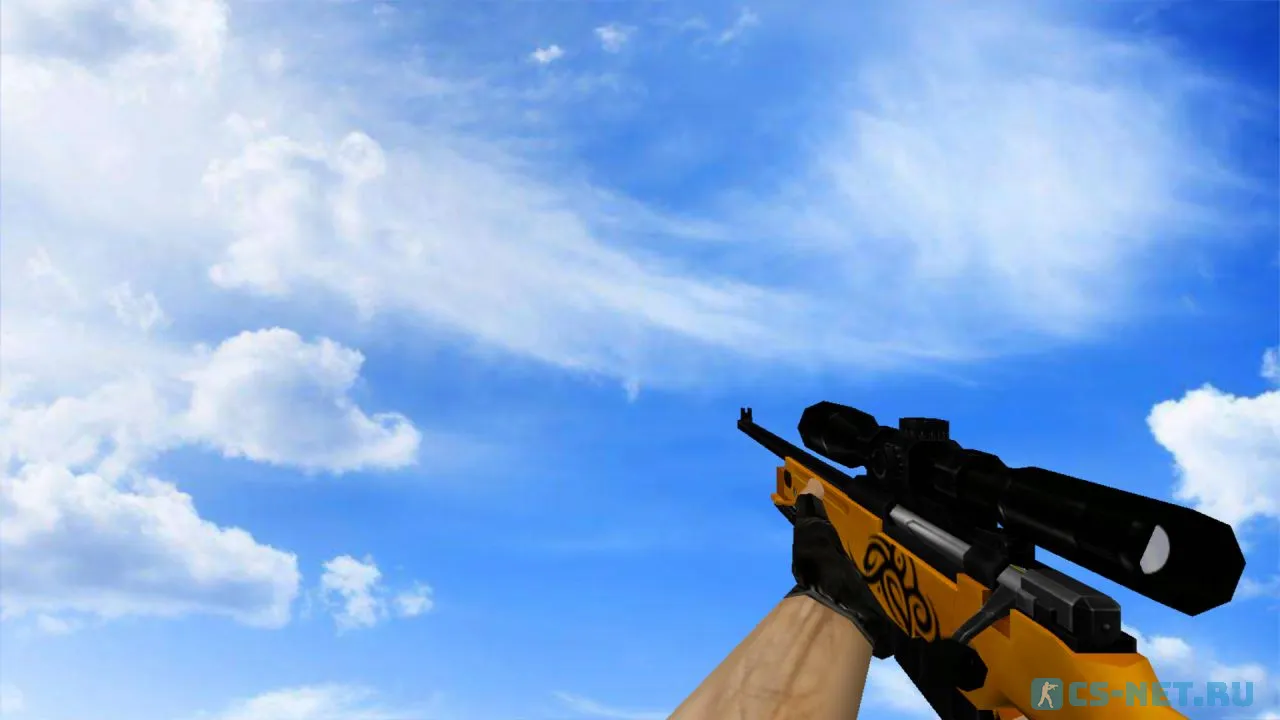 Модель «AWP Золотой» для CS 1.6