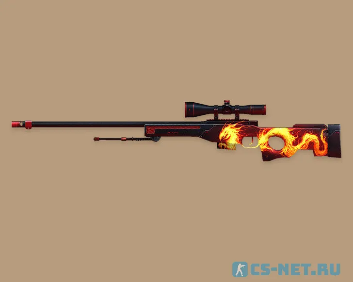 Модель «AWP Дикое пламя (Wildfire)» для CS 1.6