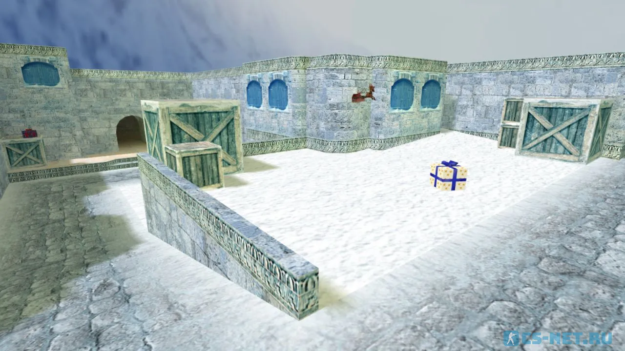 Карта «de_dust2_newyear» для CS 1.6