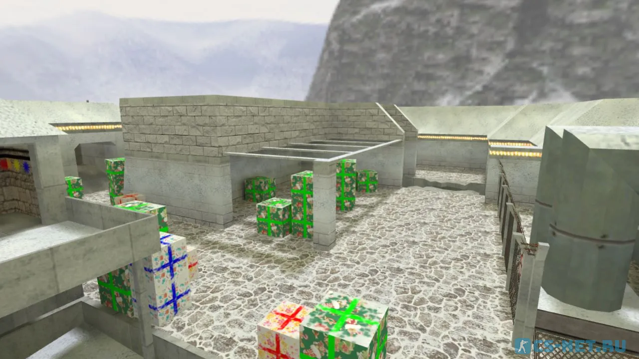 Карта «de_inferno_hns_xmas» для CS 1.6 (скрин 7)