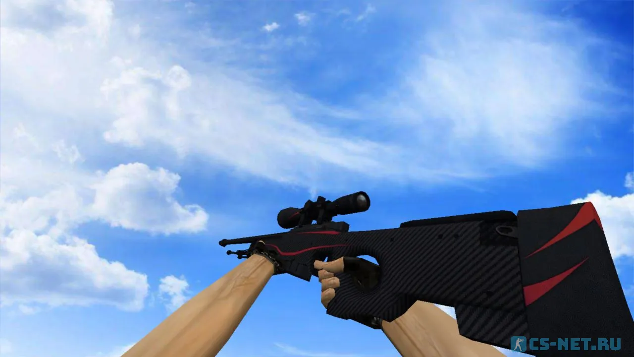 Модель «AWP Красная линия» для CS 1.6