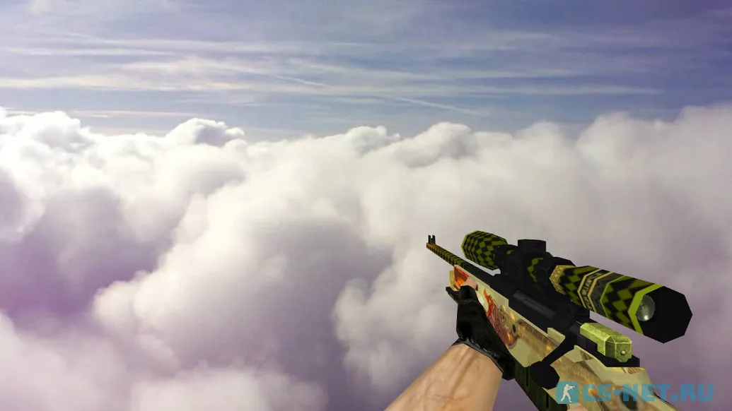Модель «Стандартный AWP Драгон лор» для CS 1.6