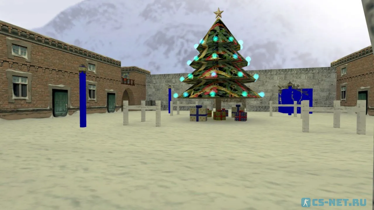 Карта «de_outlands_christmas» для CS 1.6