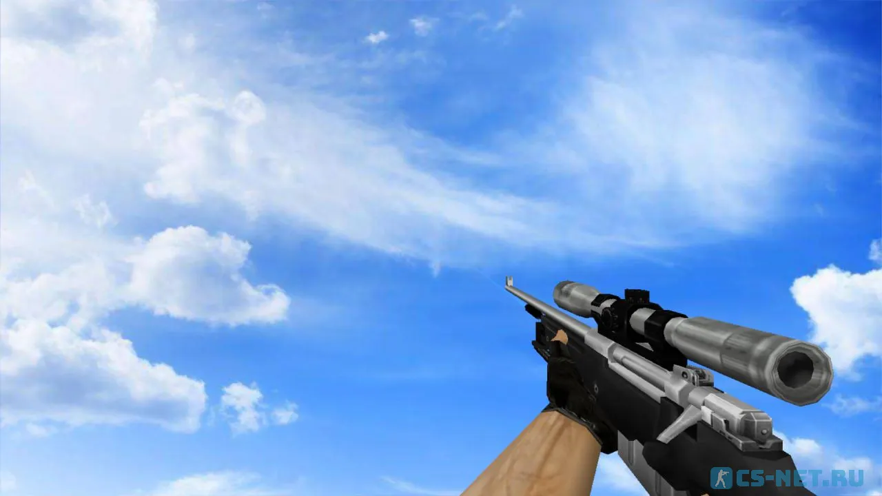 Модель «AWP Черный хром» для CS 1.6