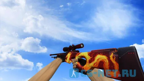 Модель «AWP Дикое пламя (Wildfire)» для CS 1.6 (скрин 2)
