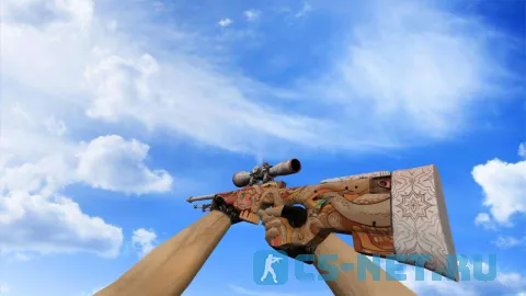 Модель «AWP | Пустынная гидра (Desert Hydra)» для CS 1.6 (скрин 2)