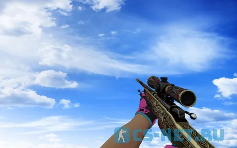 Модель «AWP | Принц + спортивные перчатки Порок» для CS 1.6 (скрин 2)