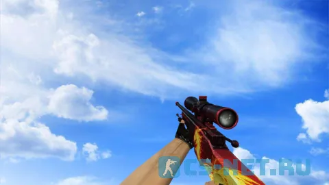 Модель «AWP Дикое пламя (Wildfire)» для CS 1.6 (скрин 4)