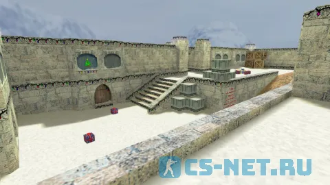 Карта «de_xmasdust» для CS 1.6