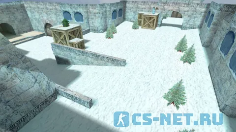 Карта «de_dust2_christmas» для CS 1.6