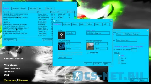 Скачать CS 1.6 Ziwarnes (главное меню)