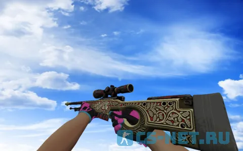 Модель «AWP | Принц + спортивные перчатки Порок» для CS 1.6