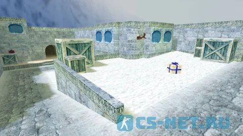 Карта «de_dust2_newyear» для CS 1.6