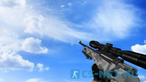 Модель «AWP Зимний камуфляж» для CS 1.6 (скрин 2)