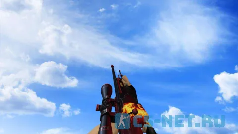Модель «AWP Дикое пламя (Wildfire)» для CS 1.6 (скрин 3)