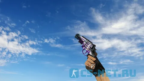 Модель «R8 Revolver Veteran Purple» для CS 1.6