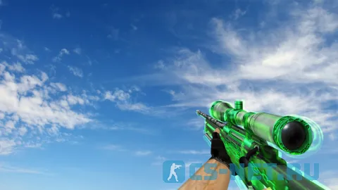 Модель «AWP Green Glass» для CS 1.6
