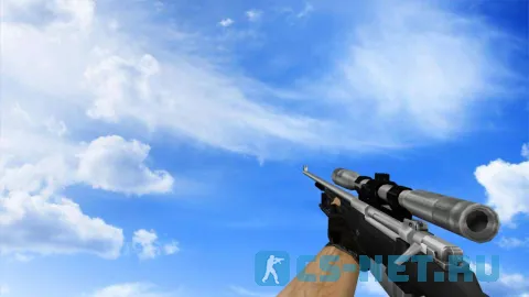 Модель «AWP Черный хром» для CS 1.6