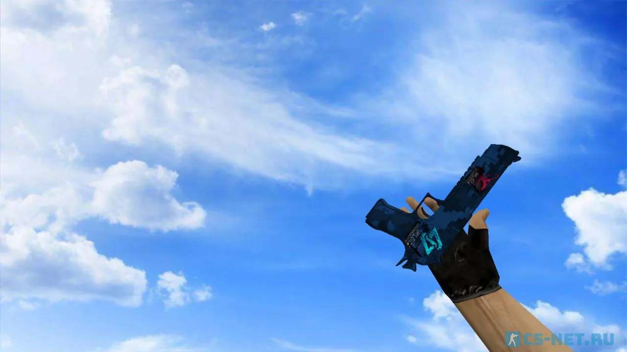 Модель «Deagle Ржавый кобальт (stickers)» для CS 1.6