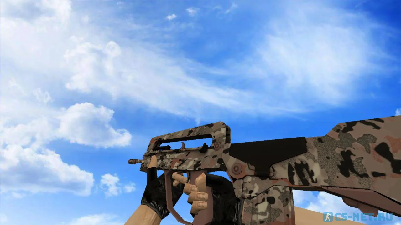 Модель «FAMAS | Калифорнийский камуфляж (CaliCamo)» для CS 1.6