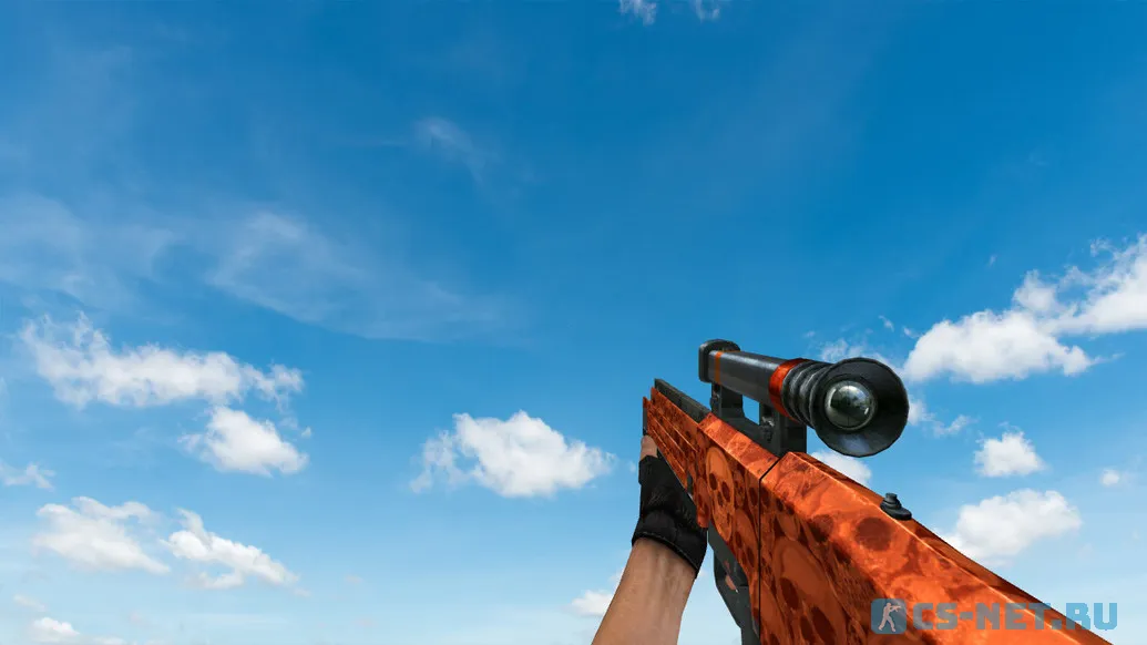 Модель «HK G11 Default Orange Skull» для CS 1.6