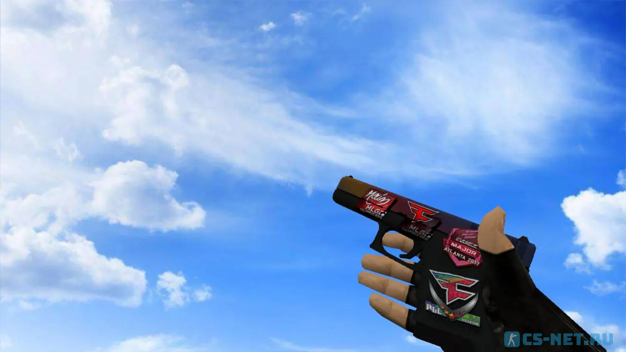 Модель «Glock | Градиент (стикеры)» для CS 1.6