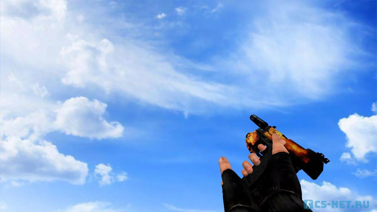 Модель «USP Огненный» для CS 1.6 (скрин 2)