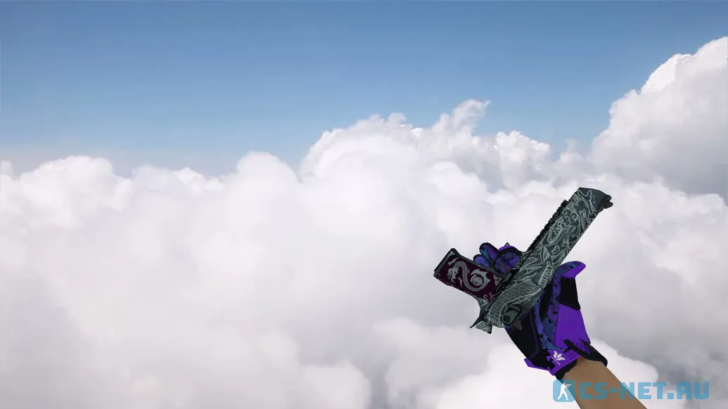 Модель «Deagle Дракон-предводитель (purple gloves)» для CS 1.6