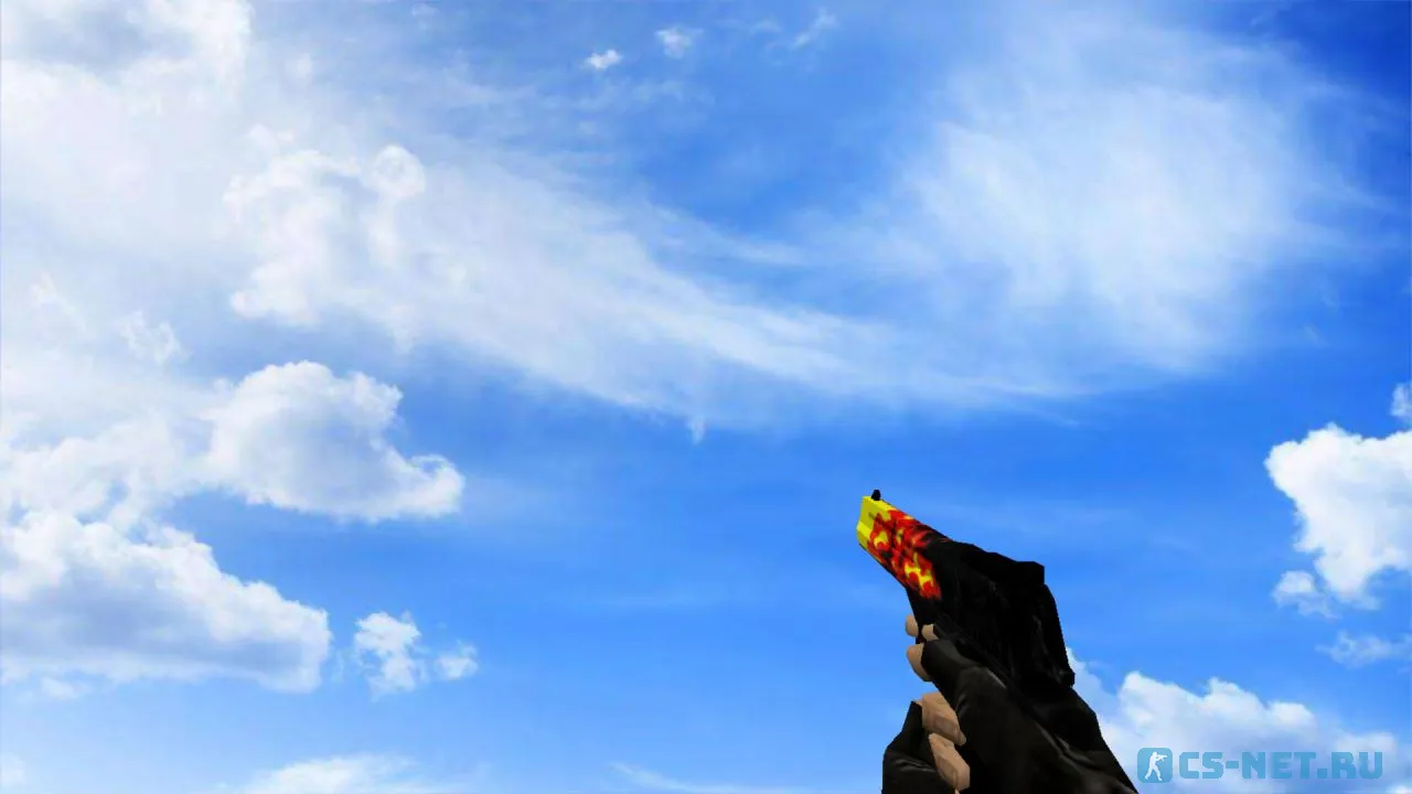 Модель «Default Deagle | Пламя» для CS 1.6