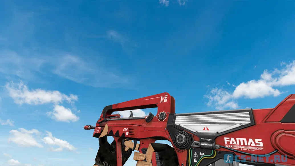 Модель «Famas Falcon Red» для CS 1.6