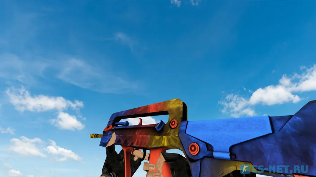 Модель «Famas | Мраморный градиент» для CS 1.6