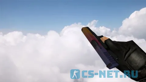 Модель «Glock Градиент с наклейками» для CS 1.6 (скрин 2)